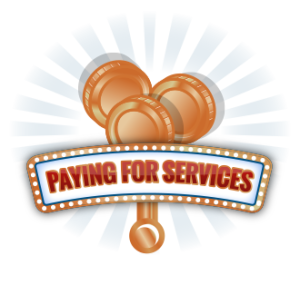 Paying and tipping for services in Las Vegas.